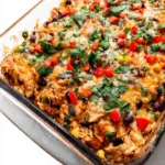 Easy Chicken Burrito Casserole