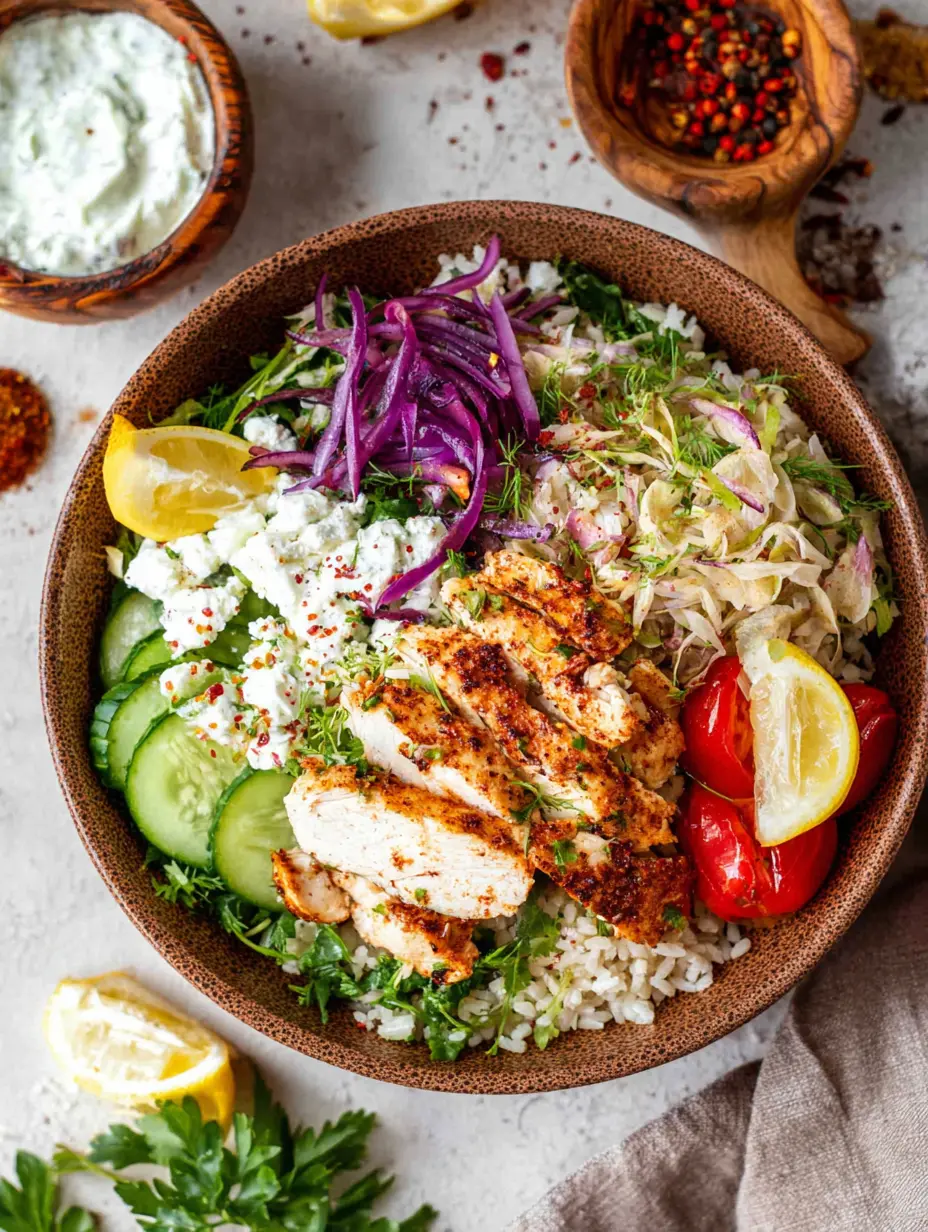 Healthy Chicken Bowl for Weight Loss