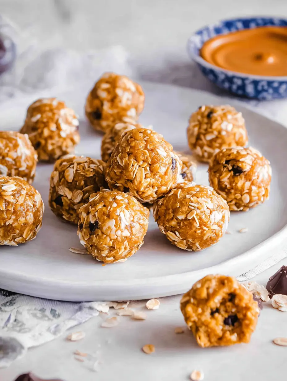 Healthy No-Bake Peanut Butter Bliss Balls