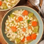 High Protein Chicken Noodle Soup