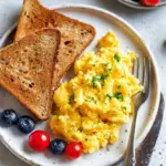 High-Protein Scrambled Eggs with Cottage Cheese