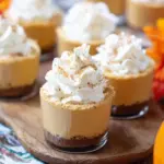 Mini Pumpkin Pie Cheesecakes (No Bake)