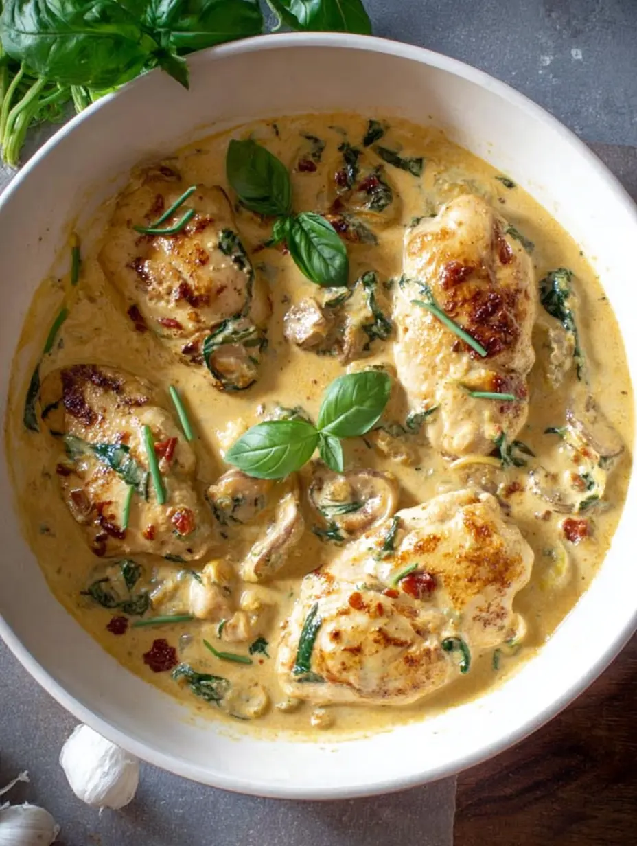 One Pot Creamy Chicken Dinner