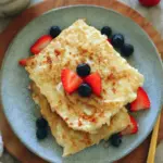 Oven Baked Cottage Cheese Pancakes