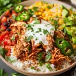 Slow Cooker Chicken Burrito Bowls