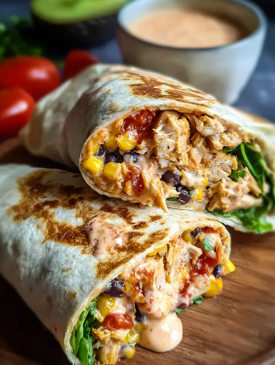 Southwest Chicken Wraps