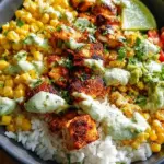 Street Corn Chicken Rice Bowl (40g Protein)