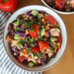 BBQ Chicken Dense Bean Salad