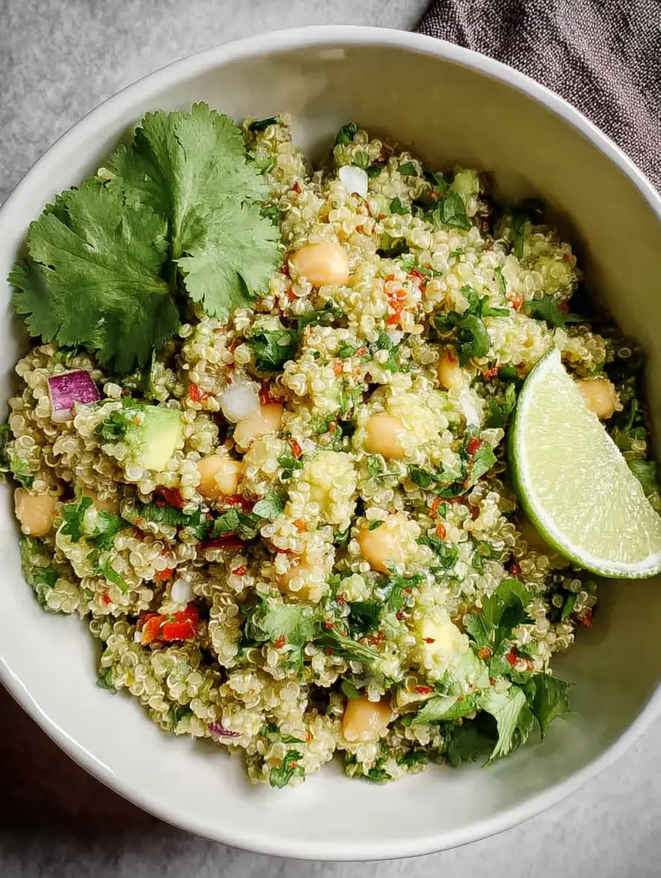 Cilantro Lime Quinoa Salad