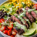 Cilantro Lime Steak Bowls