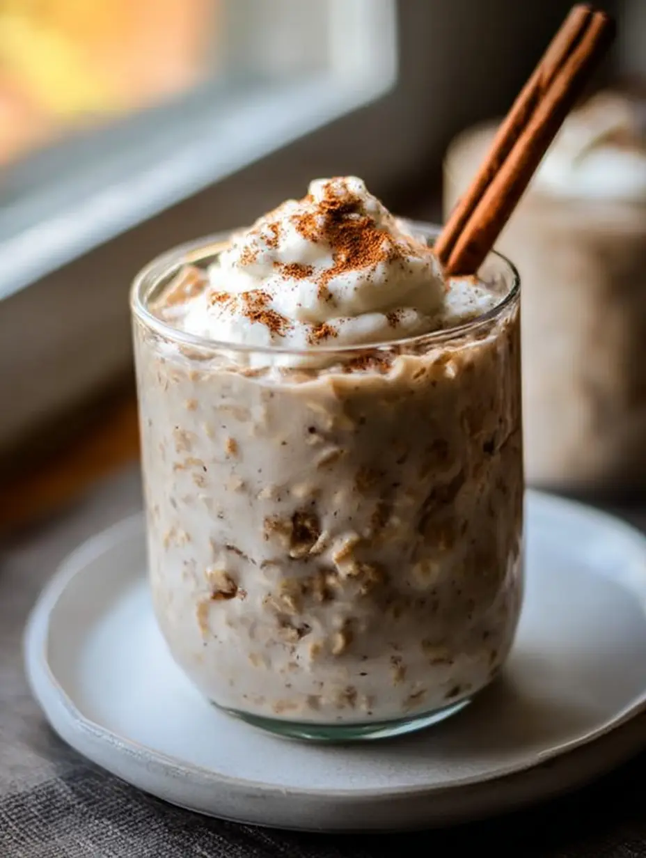 Cinnamon Roll Overnight Oats