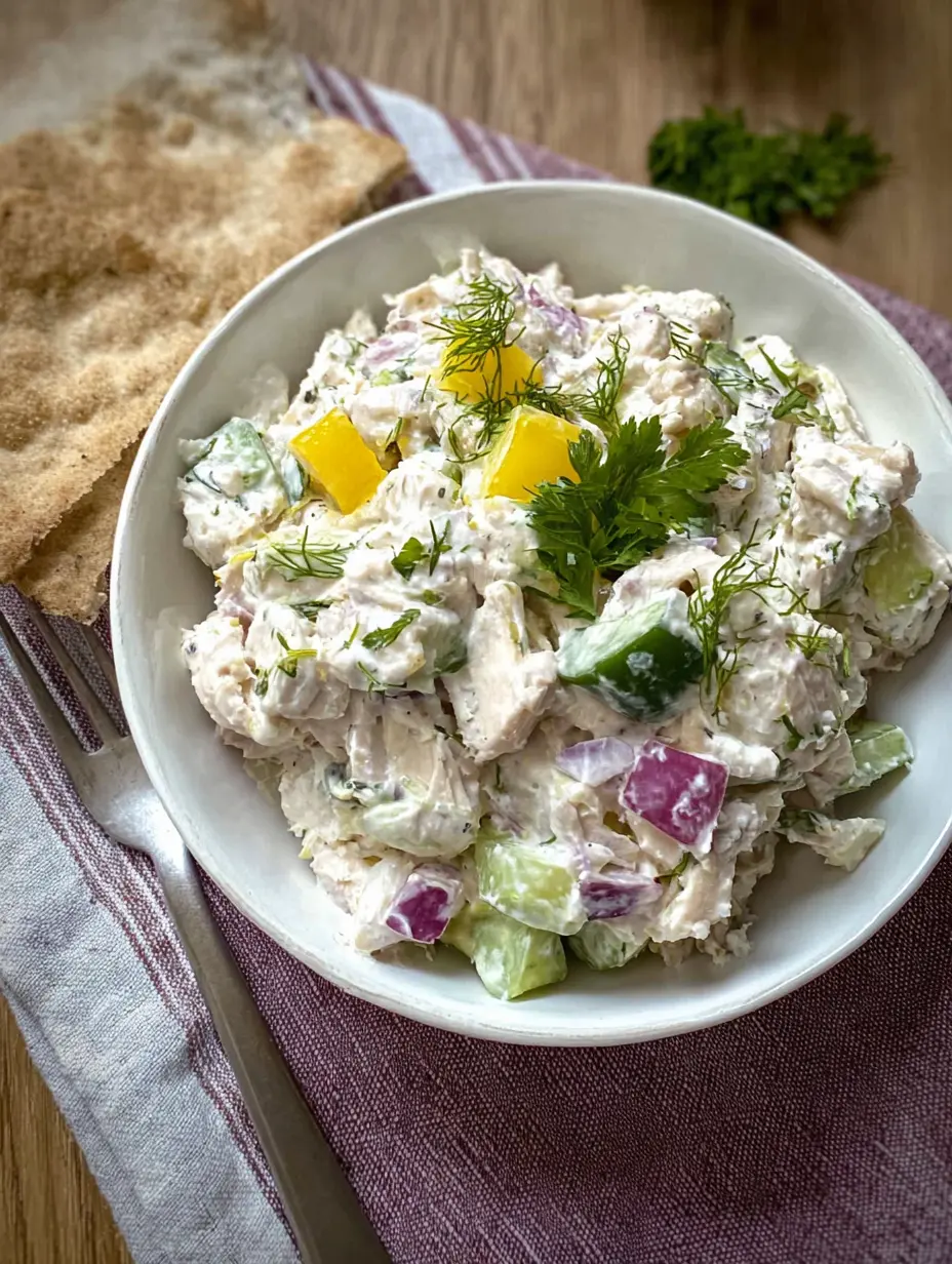 Cottage Cheese Chicken Salad
