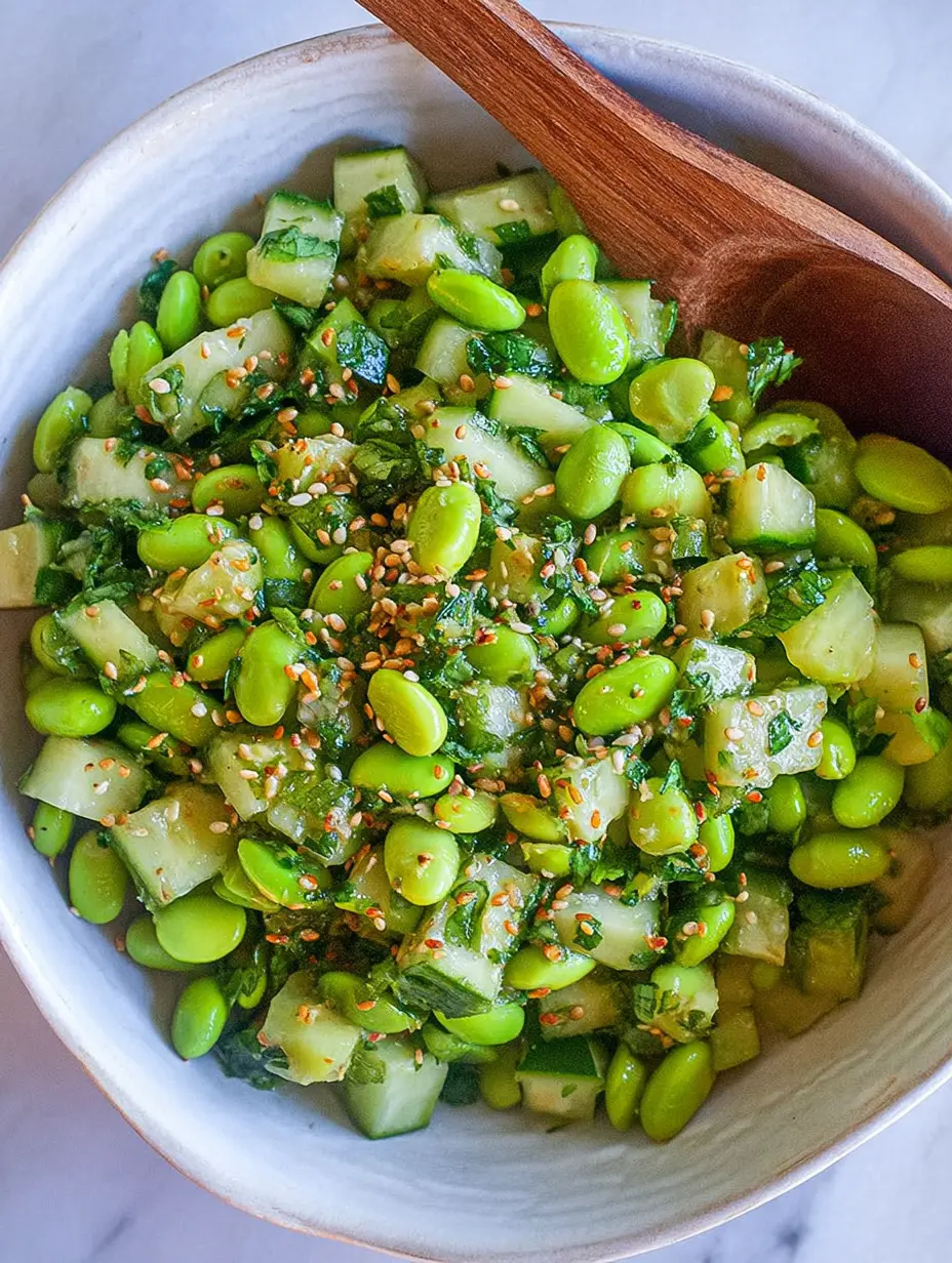 Cucumber Edamame Salad