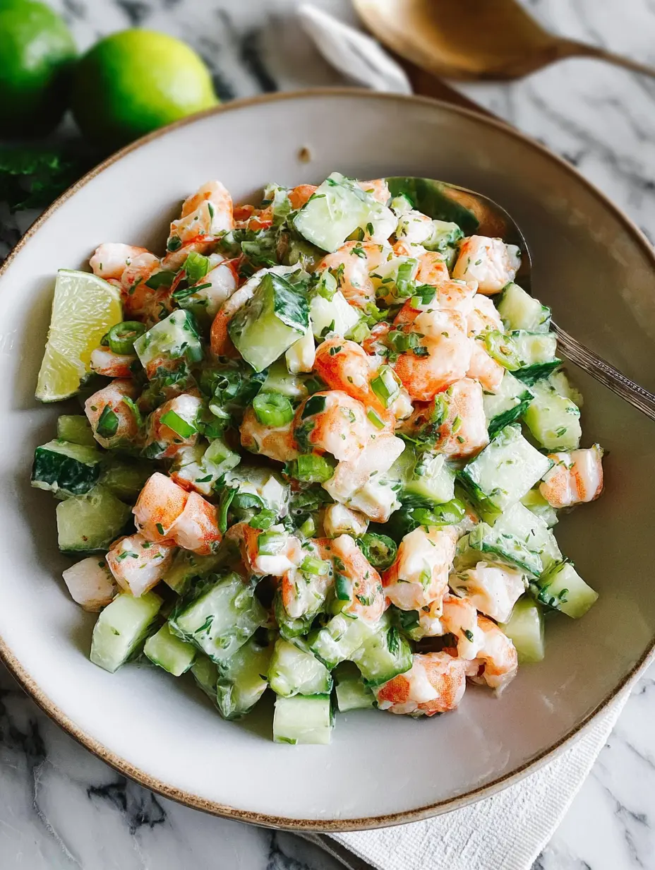Cucumber Shrimp Salad
