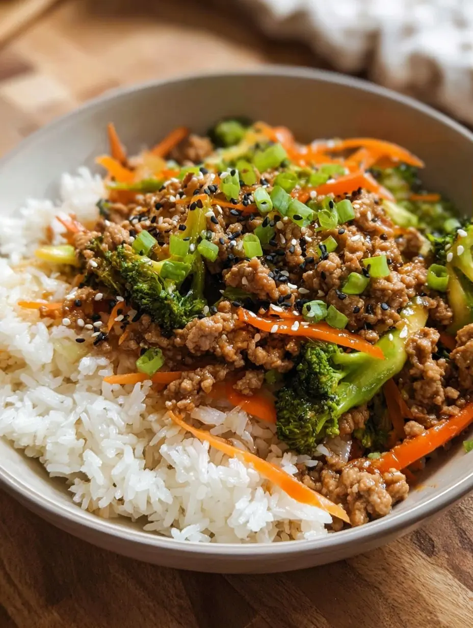 Ground Turkey Teriyaki Stir Fry