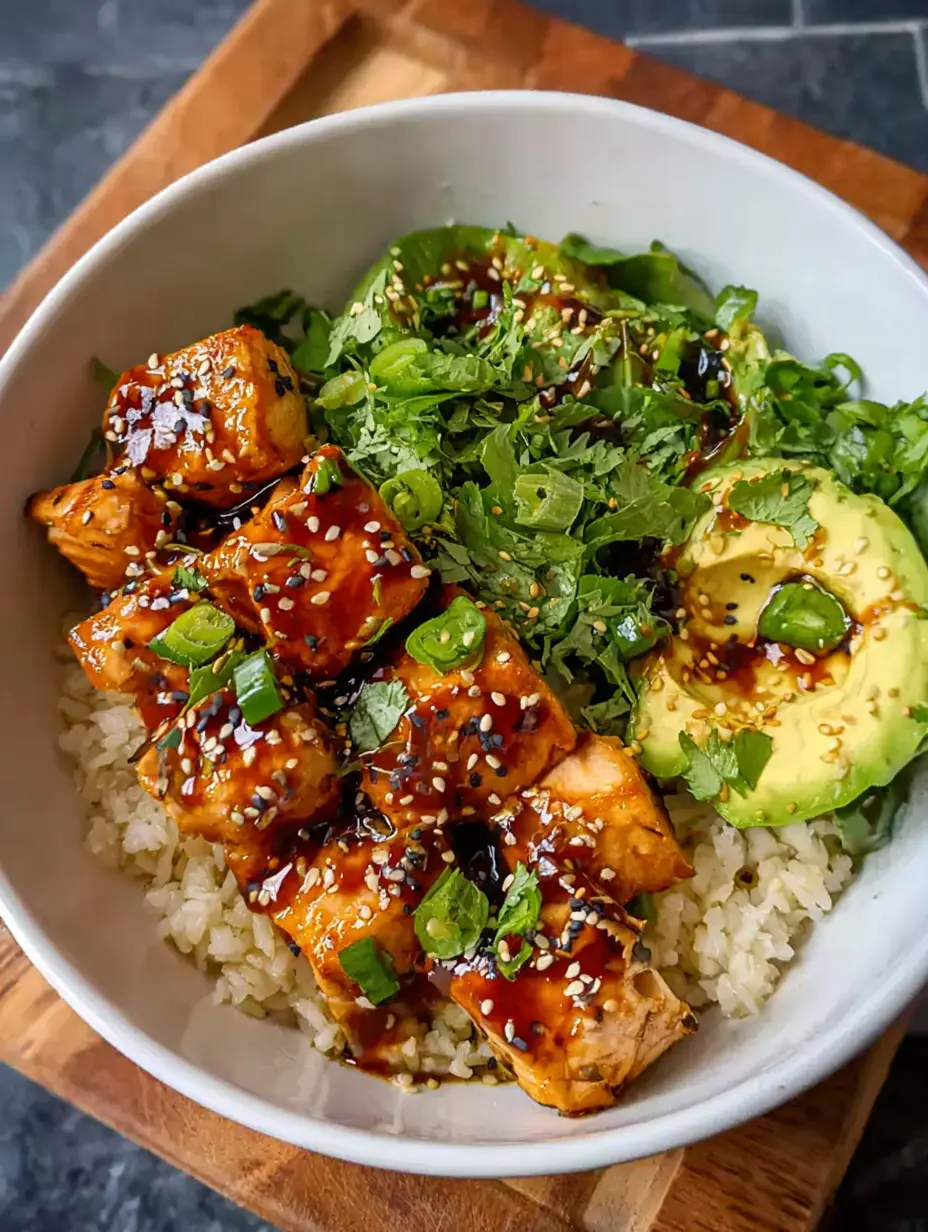 Honey Glazed Salmon Bowl
