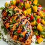 Honey Lime Chicken with Mango Salsa