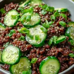 Korean Ground Beef & Cucumber Salad