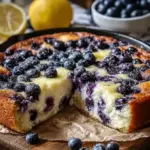 Lemon Blueberry Breakfast Bake with Cottage Cheese
