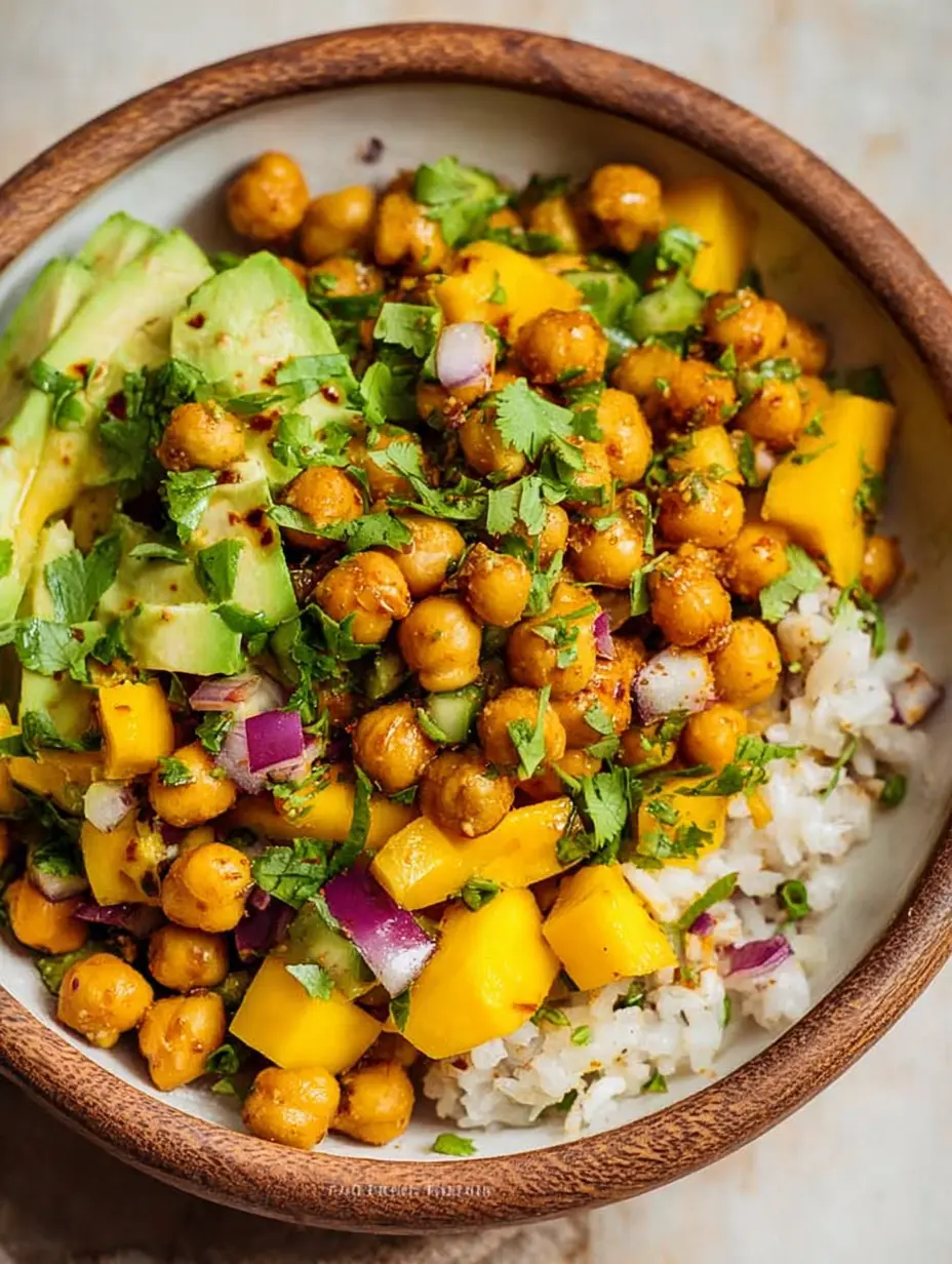 Mango Chickpea Salad