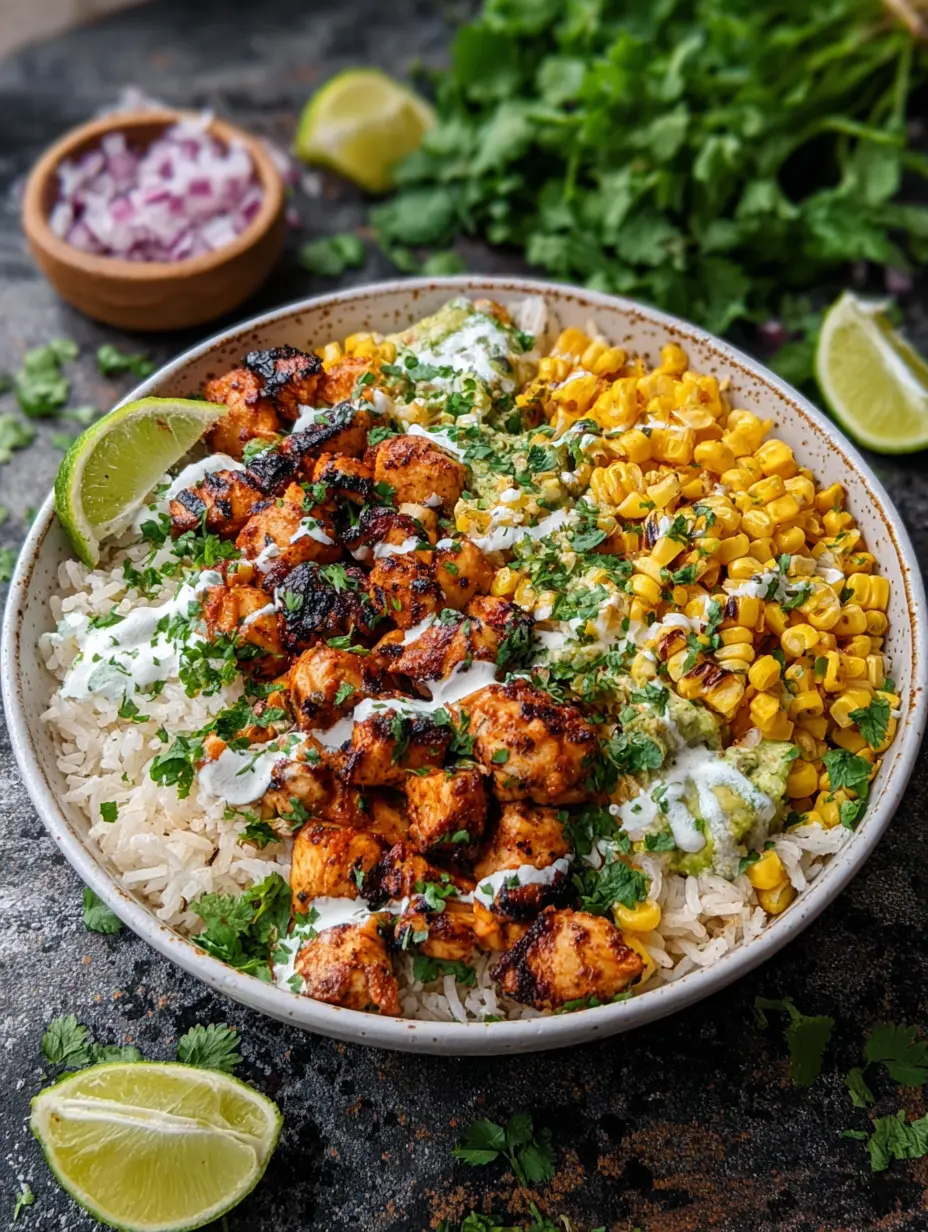 Street Corn Chicken Bowl