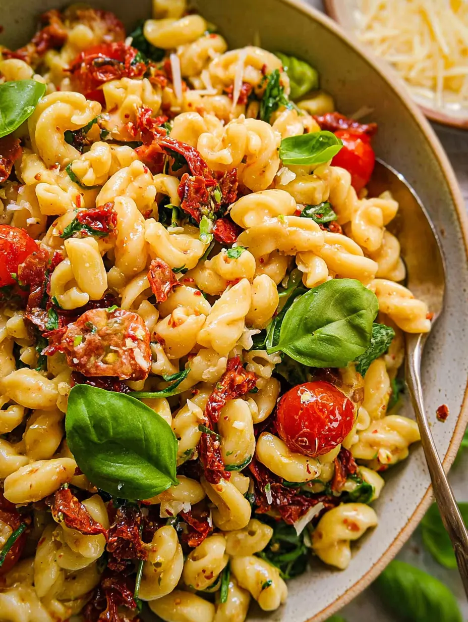 Sun-Dried Tomato Pasta Salad