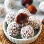 3 Ingredient Coconut Date Rolls