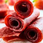 3-Ingredient Homemade Strawberry Fruit Roll