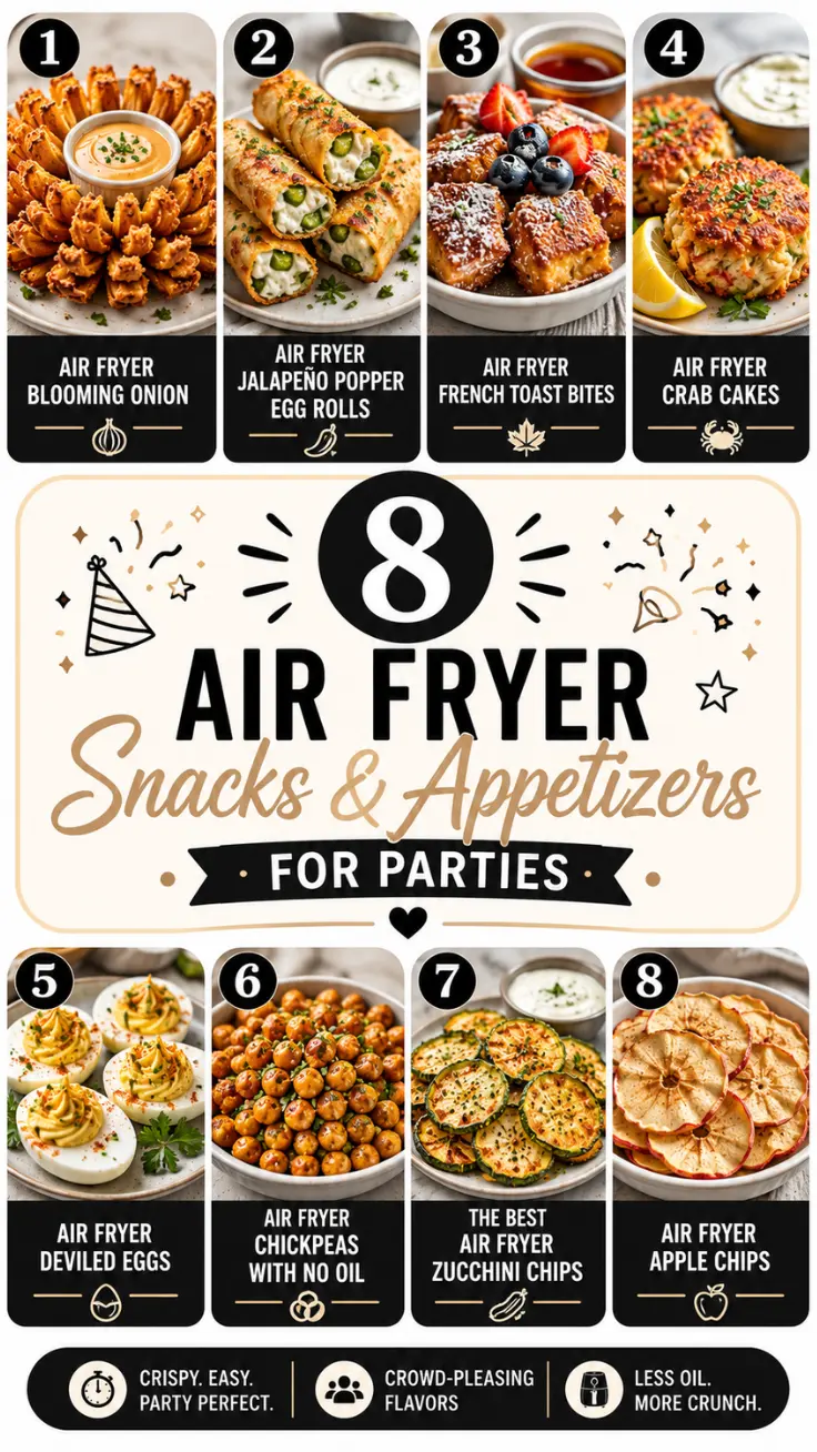 8 Perfect Air Fryer Snacks and Appetizers for Parties