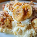 Banana Cream Cheese Cobbler