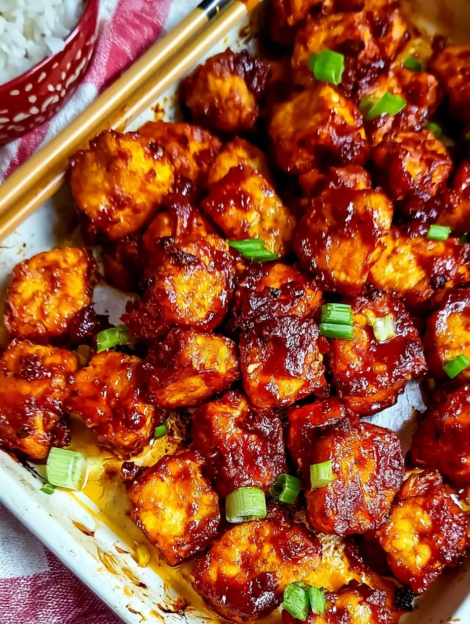 BBQ Tofu (oven & air fryer)