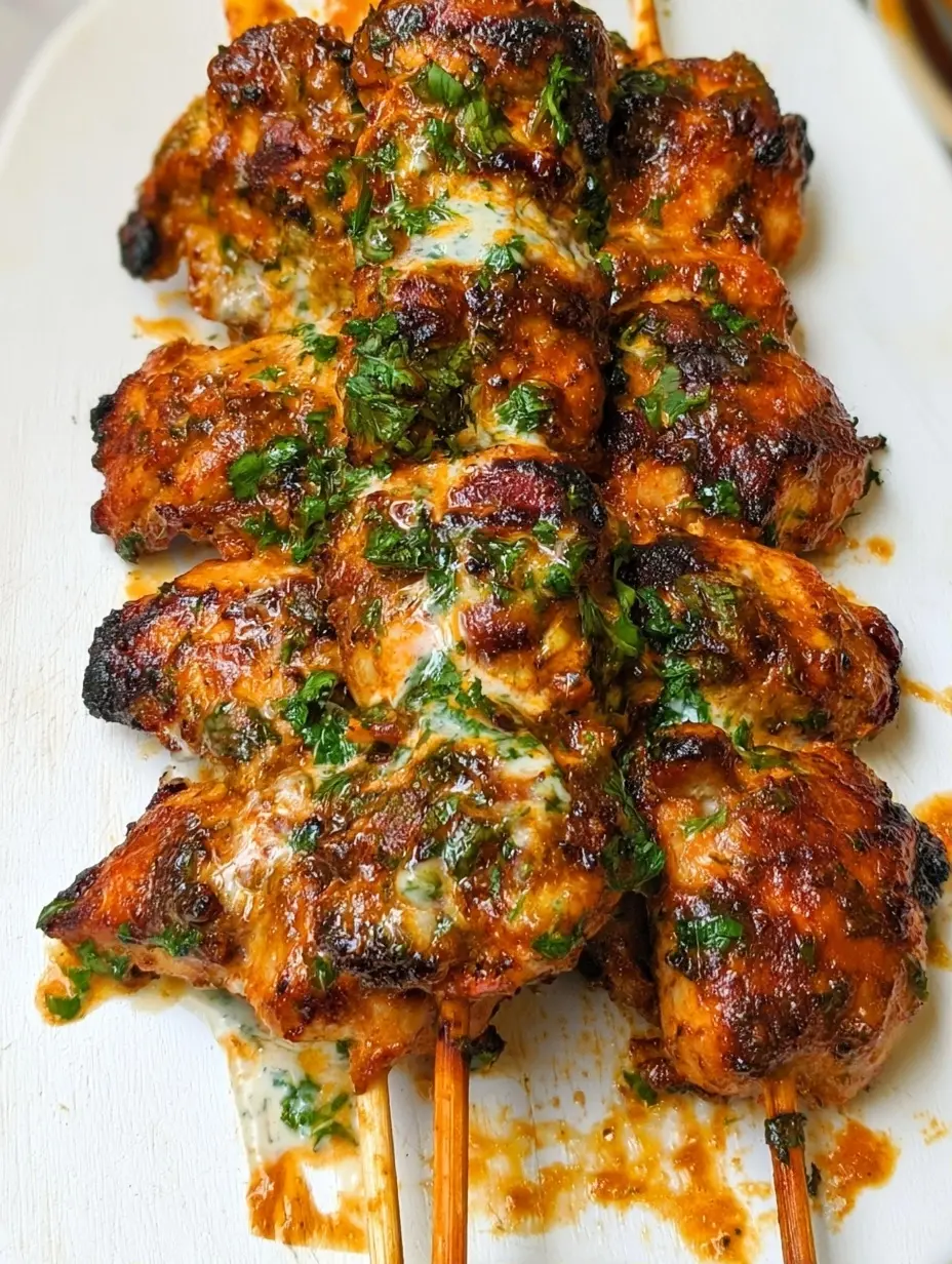 Buffalo Ranch Chicken Skewers