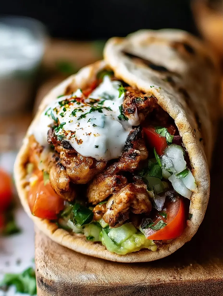 Chicken Shawarma with Garlic Sauce Recipe