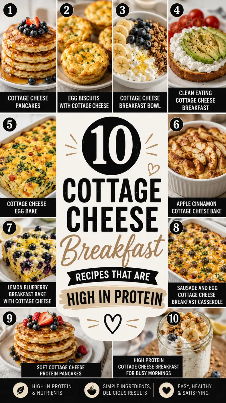10 Cottage Cheese Breakfast Recipes for High Protein