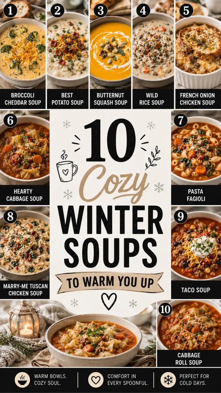 10 Cozy Winter Soups to Warm You Up