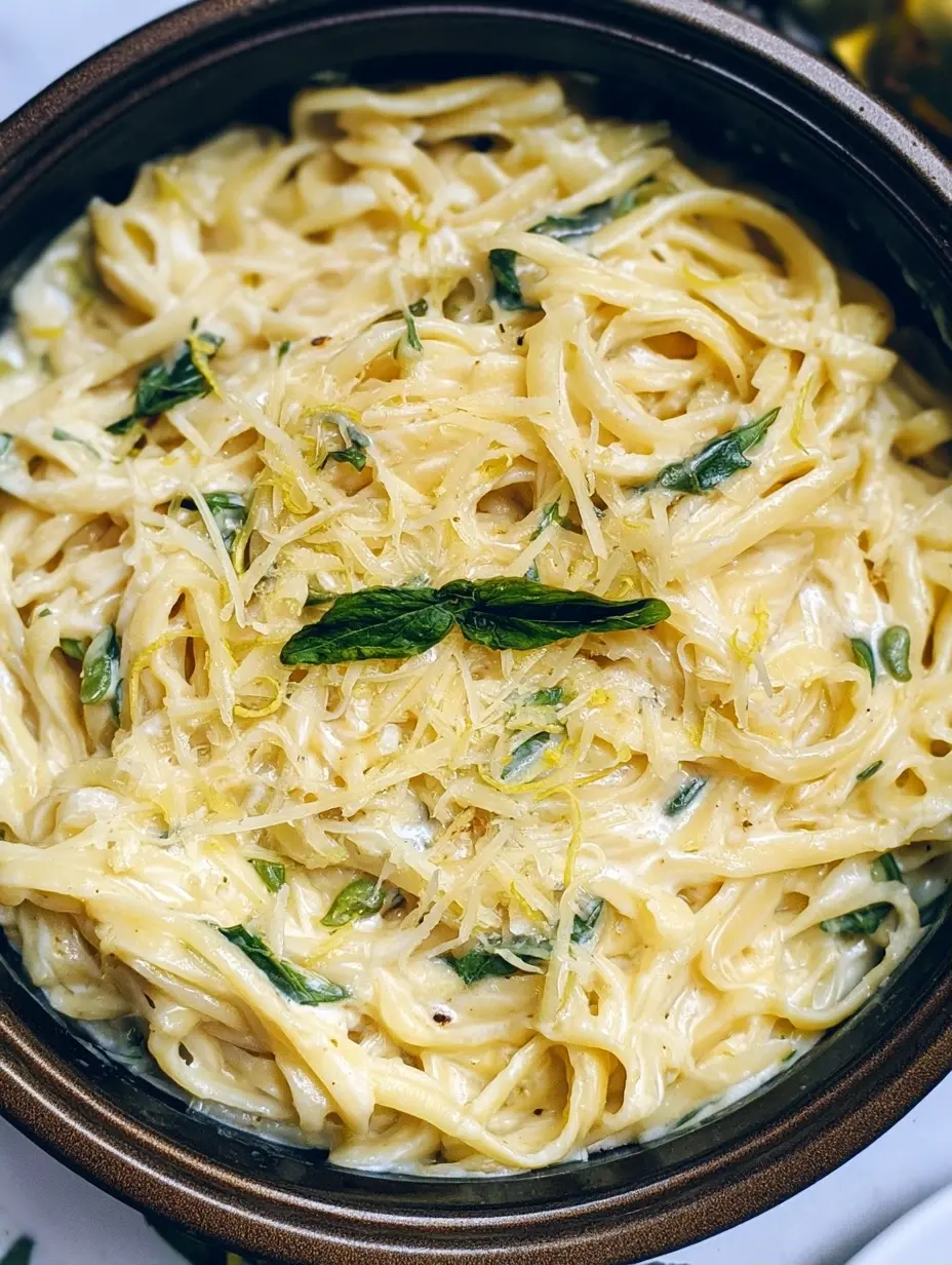 Creamy Lemon Pasta Recipe