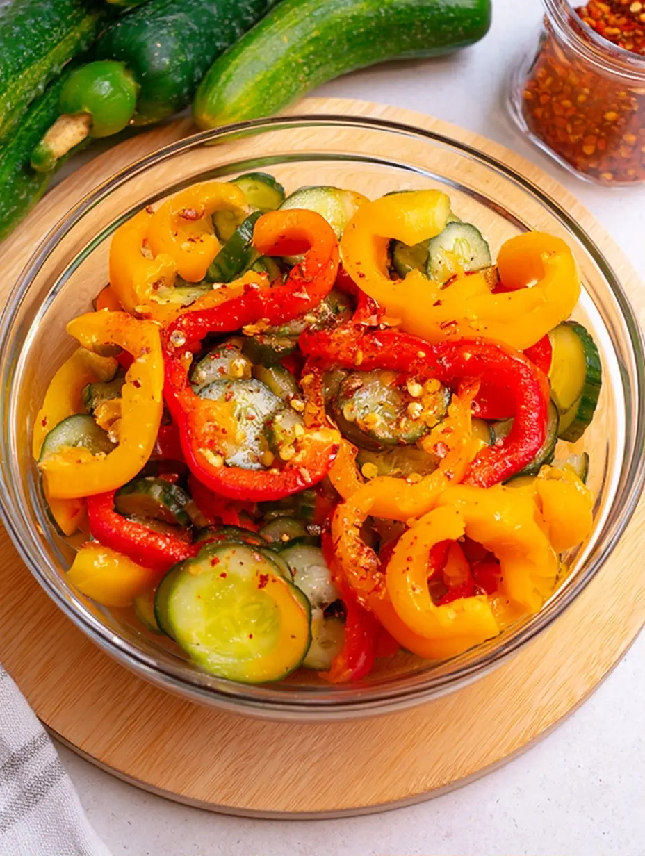 Cucumber and Sweet Pepper Salad