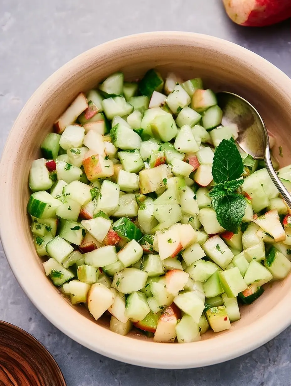 CUCUMBER APPLE SALAD RECIPE Quick