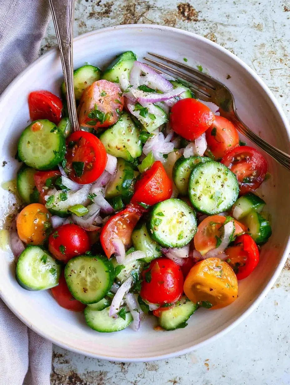 Cucumber Tomato Salad