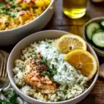 Dump-and-Bake Chicken Tzatziki Casserole