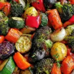 Easy Garlic Roasted Vegetables Recipe