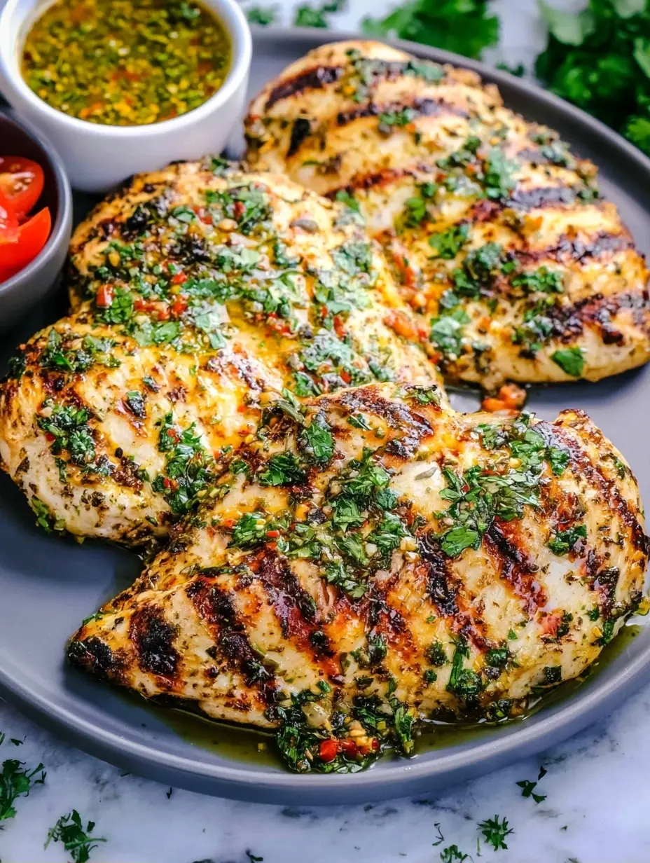 Easy Grilled Chimichurri Chicken Breast