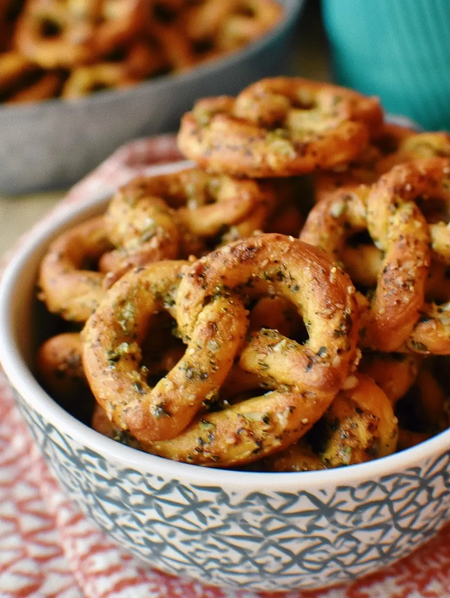 Garlic Ranch Pretzels