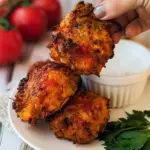 Greek Tomato and Feta Fritters