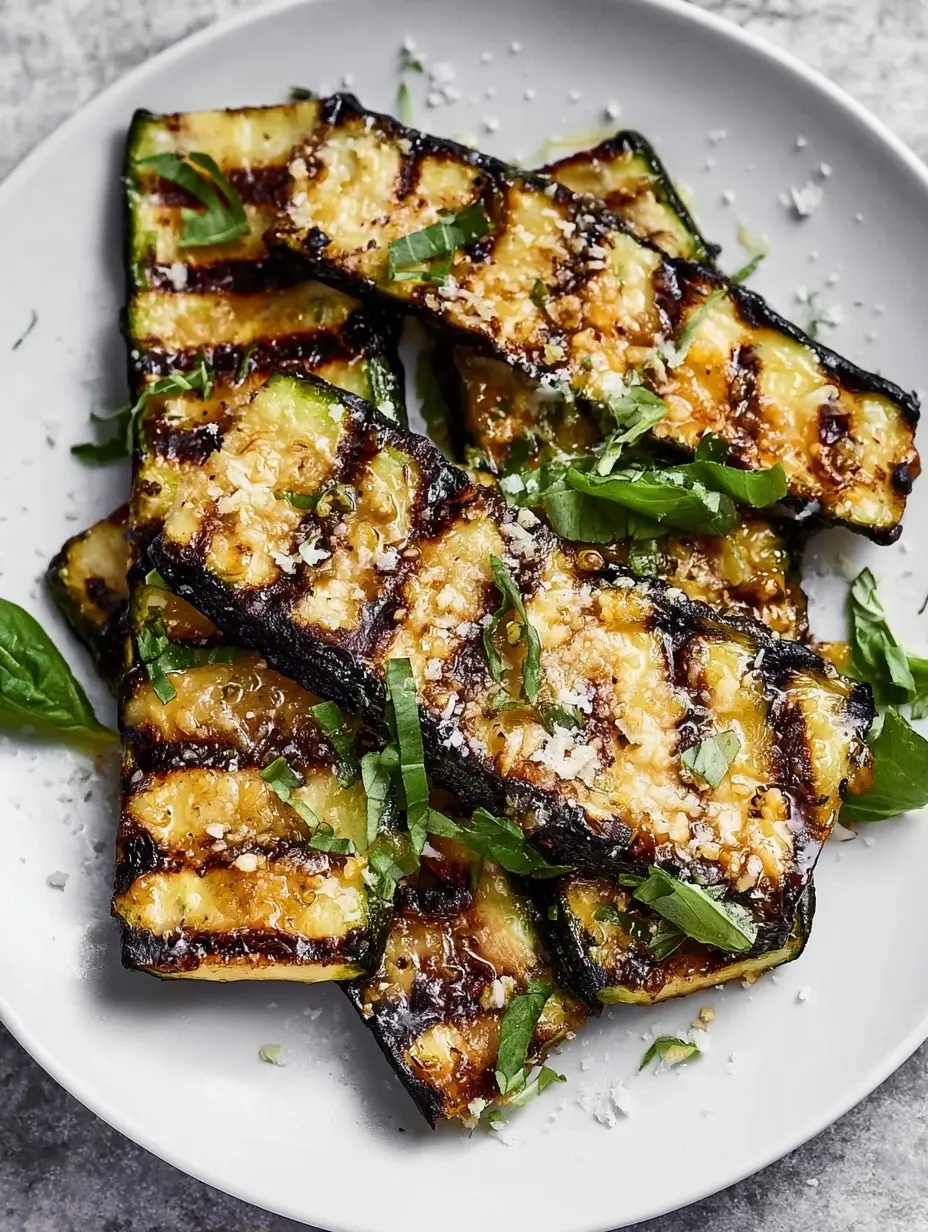 Grilled Zucchini with Parmesan
