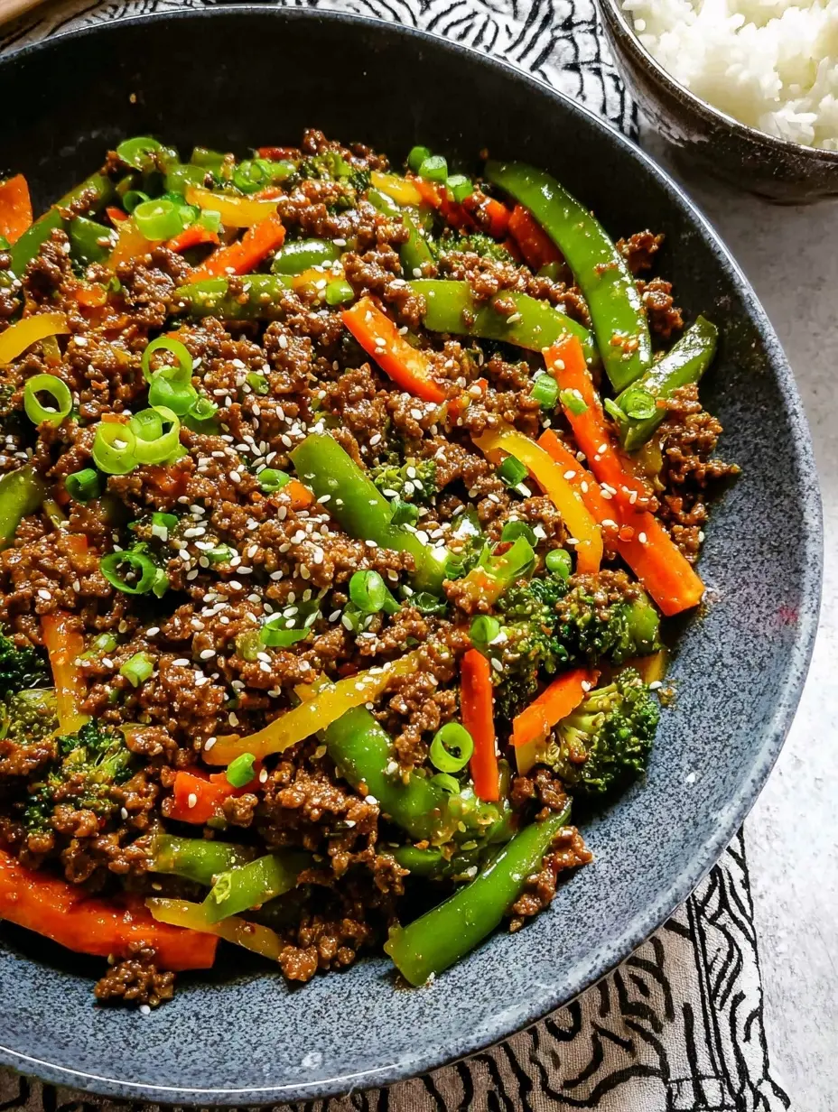 Ground Beef Stir Fry