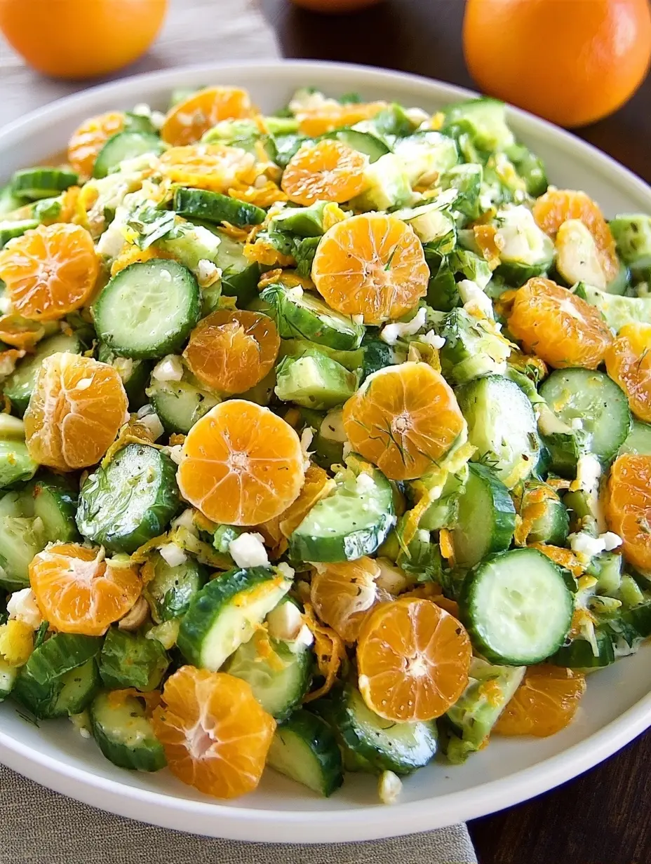 Irish Clementine Cucumber Salad