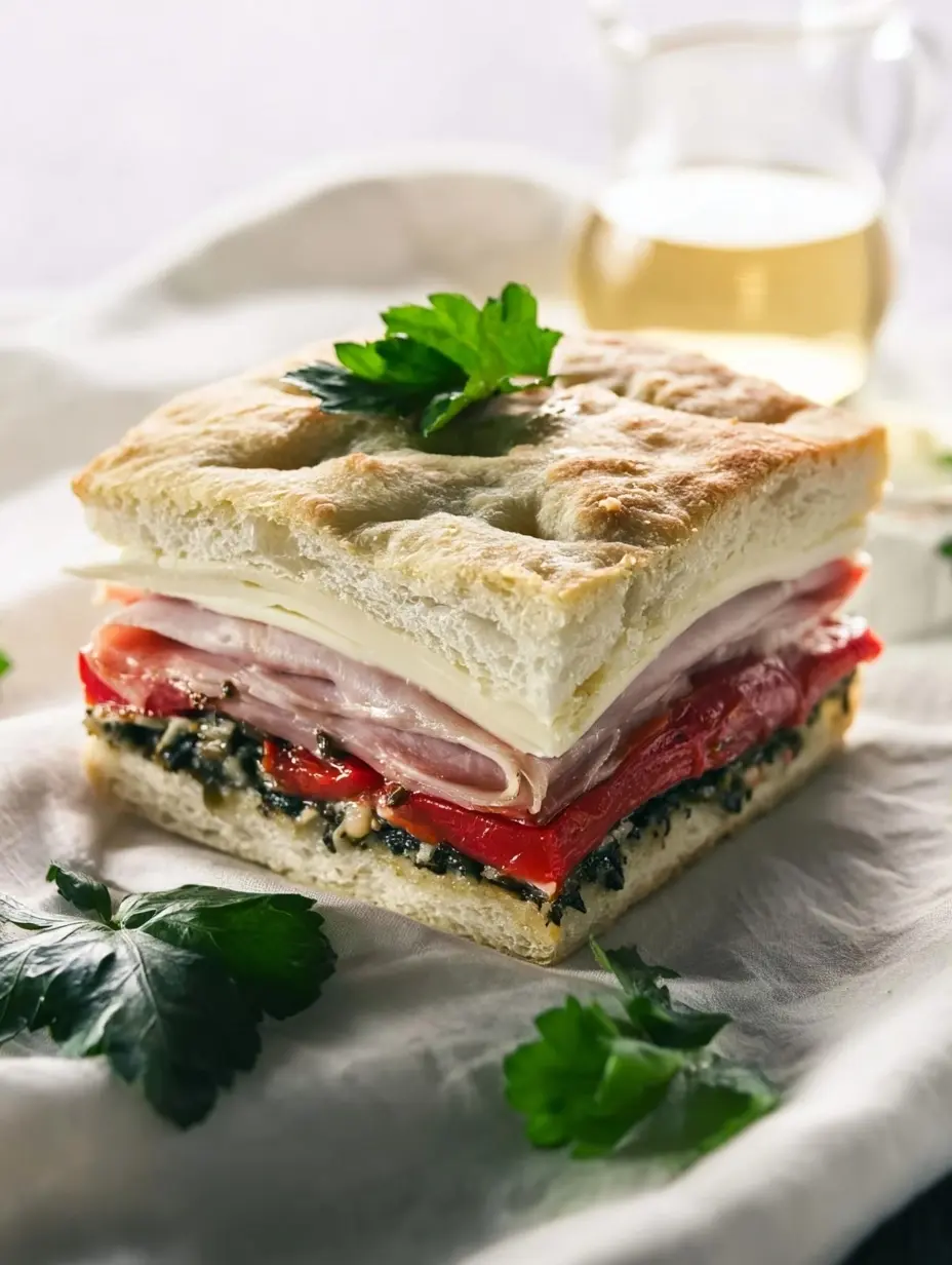 Italian Pressed Focaccia Sandwich