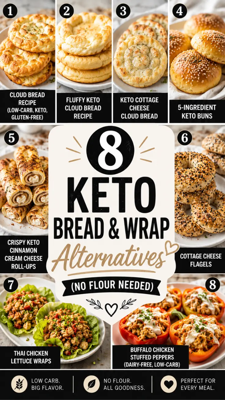 8 Keto Bread and Wrap Options Without Flour