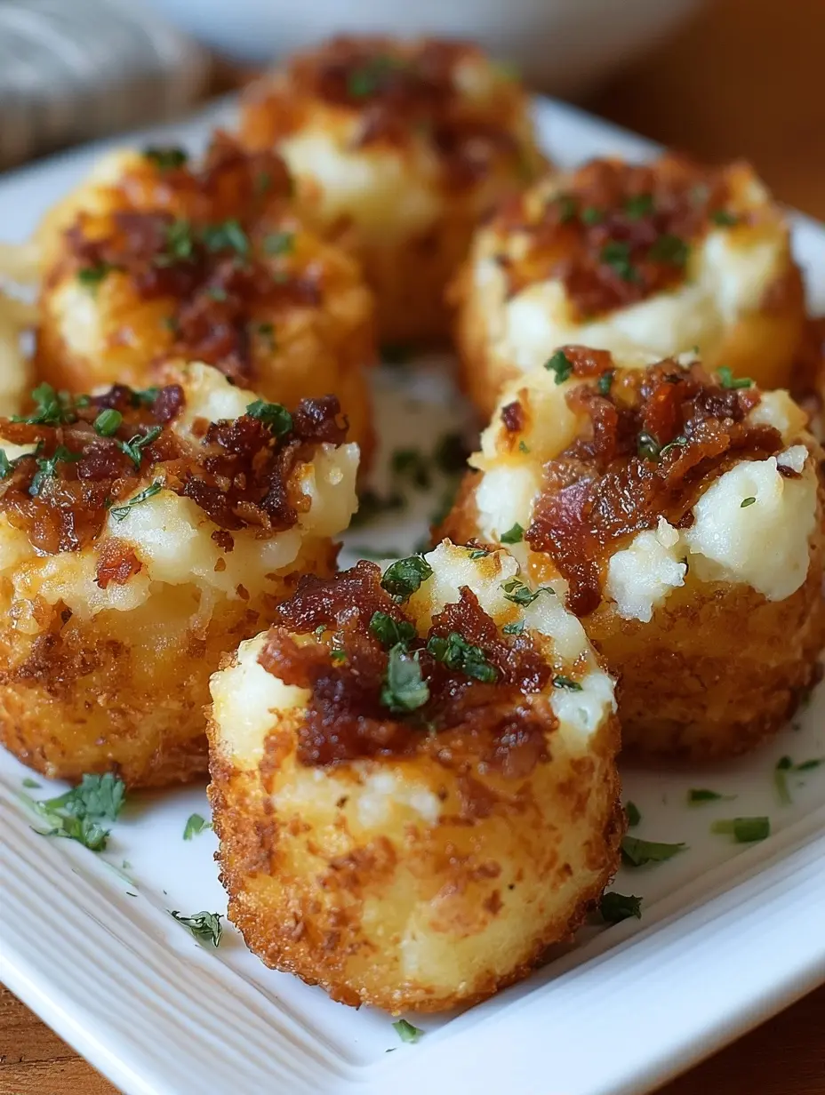 Loaded Mashed Potato Bites